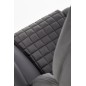 Scaun directorial Halmar King, piele ecologica, reglabil 116-124 cm, cadru metal, mecanism balansare si blocare, maxim 100 kg
