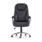 Scaun directorial Halmar King, piele ecologica, reglabil 116-124 cm, cadru metal, mecanism balansare si blocare, maxim 100 kg