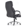Scaun directorial Halmar King, inaltime reglabila 116-124cm, cadru metal, spatar matlasat, roti cauciucate, piele, negru