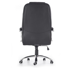 Scaun directorial Halmar King, inaltime reglabila 116-124cm, cadru metal, spatar matlasat, roti cauciucate, piele, negru