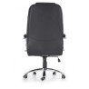 Scaun directorial Halmar King, inaltime reglabila 116-124cm, cadru metal, spatar matlasat, roti cauciucate, piele, negru