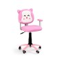 Scaun birou pentru copii Pink Kitty, inaltime reglabila 76-86 cm, latime 54 cm, functie blocare, piele ecologica Scaun birou pentru copii Pink Kitty, inaltime reglabila 76-86 cm, latime 54 cm, functie blocare, piele ecologica