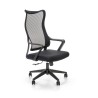 Scaun birou ergonomic Halmar Loreto, inaltime reglabila 113-123cm, roti cauciucate, plasa/textil, negru
