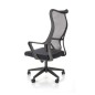 Scaun de birou ergonomic, rotativ, inaltime reglabila 113-123 cm, baza polipropilena, functie blocare, balansare, negru Scaun de birou ergonomic, rotativ, inaltime reglabila 113-123 cm, baza polipropilena, functie blocare, balansare, negru