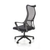 Scaun birou ergonomic Halmar Loreto, inaltime reglabila 113-123cm, roti cauciucate, plasa/textil, negru