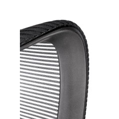 Scaun birou ergonomic Halmar Loreto, inaltime reglabila 113-123cm, roti cauciucate, plasa/textil, negru