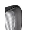 Scaun birou ergonomic Halmar Loreto, inaltime reglabila 113-123cm, roti cauciucate, plasa/textil, negru