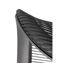 Scaun birou ergonomic Halmar Loreto, inaltime reglabila 113-123cm, roti cauciucate, plasa/textil, negru