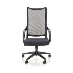 Scaun birou ergonomic Halmar Loreto, inaltime reglabila 113-123cm, roti cauciucate, plasa/textil, negru