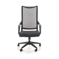 Scaun birou ergonomic Halmar Loreto, inaltime reglabila 113-123cm, roti cauciucate, plasa/textil, negru