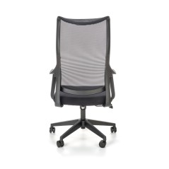 Scaun birou ergonomic Halmar Loreto, inaltime reglabila 113-123cm, roti cauciucate, plasa/textil, negru