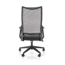 Scaun birou ergonomic Halmar Loreto, inaltime reglabila 113-123cm, roti cauciucate, plasa/textil, negru