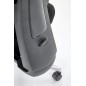 Scaun de birou Marcus, modern, tetiera si cotiere reglabile, inaltime 121-140 cm, baza metal, balansare, negru