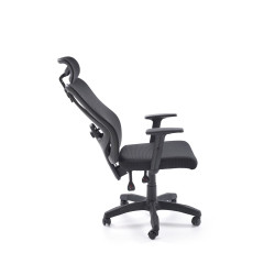 Scaun birou ergonomic Halmar Mason, inaltime reglabila 120-130cm, cotiere reglabile, functie multiblock, plasa/textil, negru
