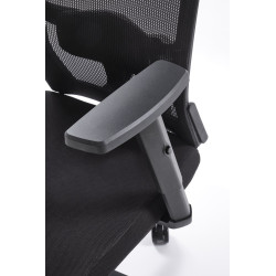 Scaun birou ergonomic Halmar Mason, inaltime reglabila 120-130cm, cotiere reglabile, functie multiblock, plasa/textil, negru