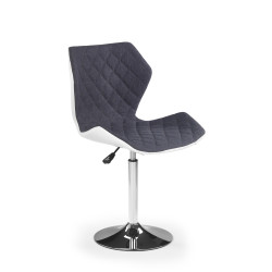 Scaun birou Halmar Matrix 2, inaltime reglabila 92-104cm, spatar matlasat, functie blocare, functie balansare, stofa, gri/alb