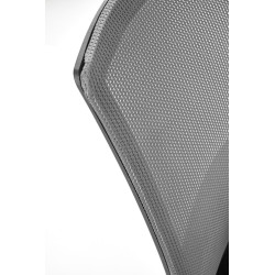 Scaun birou ergonomic Halmar Mauro, inaltime reglabila 91-100cm, tetiera reglabila, plasa/textil, negru