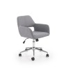 Scaun birou Halmar Morel, inaltime reglabila 75-84cm, stil scandinav, functie blocare, functie balansare, textil, gri