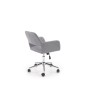 Scaun de birou scandinav, inaltime reglabila 75-84 cm, baza metal, functie blocare si balansare, tapiterie textila gri Scaun de birou scandinav, inaltime reglabila 75-84 cm, baza metal, functie blocare si balansare, tapiterie textila gri