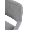 Scaun birou Halmar Morel, inaltime reglabila 75-84cm, stil scandinav, functie blocare, functie balansare, textil, gri