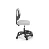 Scaun birou pentru copii Halmar Nani, inaltime reglabila 85-95cm, stil scandinav, plasa/textil, gri