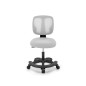 Scaun de birou copii, inaltime 85-95 cm, scandinav, baza polipropilena, mecanism blocare, balansare, mesh