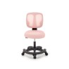 Scaun birou pentru copii Halmar Nani, inaltime reglabila 85-95cm, stil scandinav, plasa/textil, roz