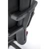 Scaun gaming Halmar Nitro, inaltime reglabila 130-137cm, cotiere reglabile, textil, negru/rosu