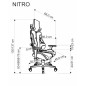 Scaun gaming, inaltime 130-137 cm, latime 66 cm, cotiere reglabile, maxim 120 kg, functie balansare, blocare Scaun gaming, inaltime 130-137 cm, latime 66 cm, cotiere reglabile, maxim 120 kg, functie balansare, blocare