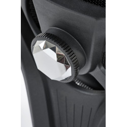 Scaun birou ergonomic Halmar Osvaldo, reglabil 122-128cm, cotiere reglabile, tetiera reglabila, suport lombar, plasa, negru