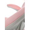 Scaun birou pentru copii Halmar Panco, inaltime reglabila 88-100cm, roti cauciucate, suport picioare, piele, roz