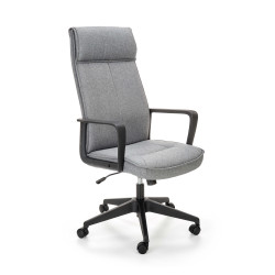 Scaun birou Halmar Pietro, inaltime reglabila 113-123cm, stil clasic, functie blocare, functie balansare, stofa, gri
