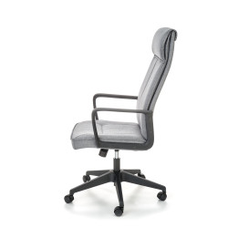 Scaun birou Halmar Pietro, inaltime reglabila 113-123cm, stil clasic, functie blocare, functie balansare, stofa, gri