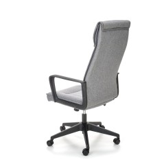 Scaun birou Halmar Pietro, inaltime reglabila 113-123cm, stil clasic, functie blocare, functie balansare, stofa, gri