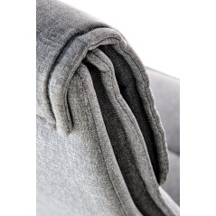 Scaun birou Halmar Pietro, inaltime reglabila 113-123cm, stil clasic, functie blocare, functie balansare, stofa, gri