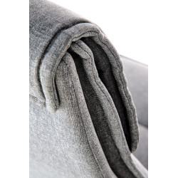 Scaun birou Halmar Pietro, inaltime reglabila 113-123cm, stil clasic, functie blocare, functie balansare, stofa, gri