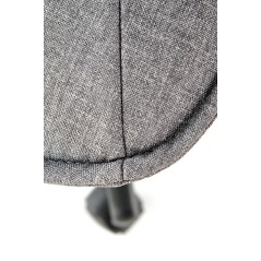 Scaun birou Halmar Pietro, inaltime reglabila 113-123cm, stil clasic, functie blocare, functie balansare, stofa, gri