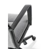 Scaun birou Halmar Pietro, inaltime reglabila 113-123cm, stil clasic, functie blocare, functie balansare, stofa, gri