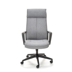 Scaun birou Halmar Pietro, inaltime reglabila 113-123cm, stil clasic, functie blocare, functie balansare, stofa, gri