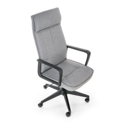 Scaun birou Halmar Pietro, inaltime reglabila 113-123cm, stil clasic, functie blocare, functie balansare, stofa, gri