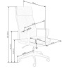 Scaun birou Halmar Pietro, inaltime reglabila 113-123cm, stil clasic, functie blocare, functie balansare, stofa, gri
