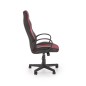Scaun de birou Halmar Ragnar, inaltime 112-121 cm, functie blocare, balansare, maxim 110 kg, negru/rosu Scaun de birou Halmar Ragnar, inaltime 112-121 cm, functie blocare, balansare, maxim 110 kg, negru/rosu