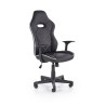 Scaun birou Halmar Rambler, inaltime reglabila 116-125cm, stil clasic, functie blocare, functie balansare, piele, negru