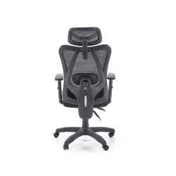 Scaun birou ergonomic Halmar Ramos, reglabil 121-129 cm, cotiere si suport lombar reglabile, functie multiblock, negru