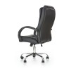 Scaun directorial Halmar Relax, inaltime reglabila 110-118cm, roti cauciucate, piele, negru