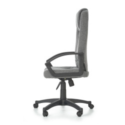 Scaun birou Halmar Rino, inaltime reglabila 112-122cm, stil clasic, functie blocare, functie balansare, textil, gri