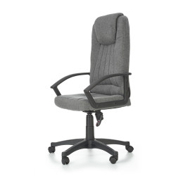 Scaun birou Halmar Rino, inaltime reglabila 112-122cm, stil clasic, functie blocare, functie balansare, textil, gri