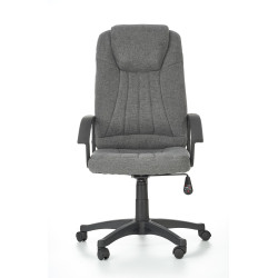 Scaun birou Halmar Rino, inaltime reglabila 112-122cm, stil clasic, functie blocare, functie balansare, textil, gri