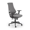 Scaun birou Halmar Rubio, inaltime reglabila 101-109cm, cotiere reglabile, stofa/polipropilena, gri