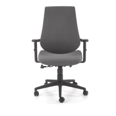 Scaun birou Halmar Rubio, inaltime reglabila 101-109cm, cotiere reglabile, stofa/polipropilena, gri